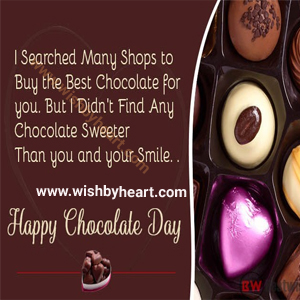 Chocolate day quotes for husband