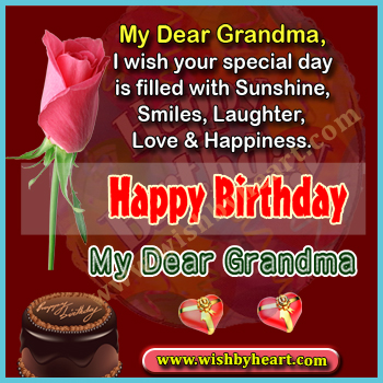 Birthday wishes images for Grandma / Dadi ji free download