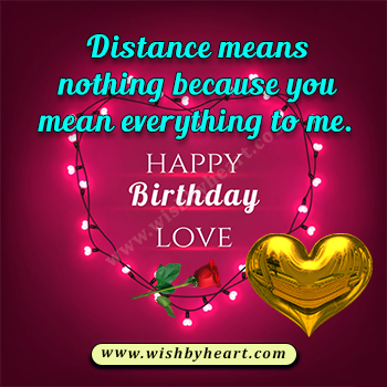 Romantic Happy Birthday Wishes for Girlfriend