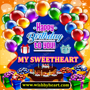 Birthday images with messages in English for Girlfriend