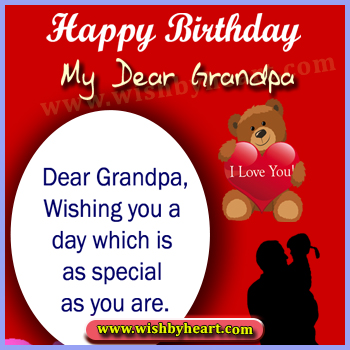 Birthday wallpapers with messages for Grandpa / Dada ji