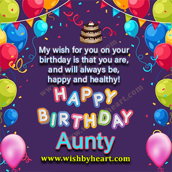 Birthday images for Aunty