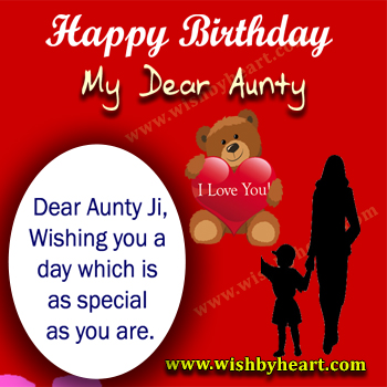 Birthday wallpapers with messages for Aunty