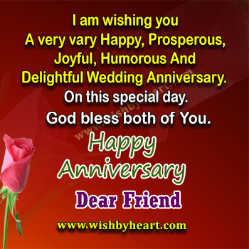 Anniversary Images in English Friend for WhatsApp