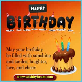 Happy Birthday Images with Quotes - Wish by Heart