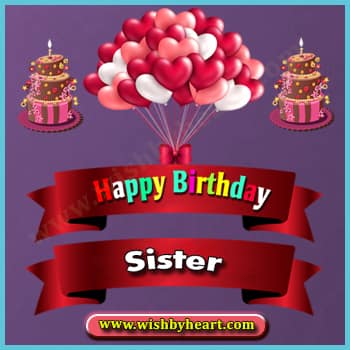 Happy Birthday Sister Images