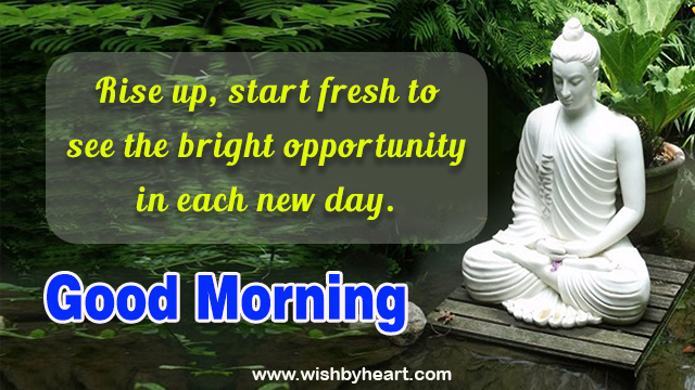 Good Morning wishes Buddha